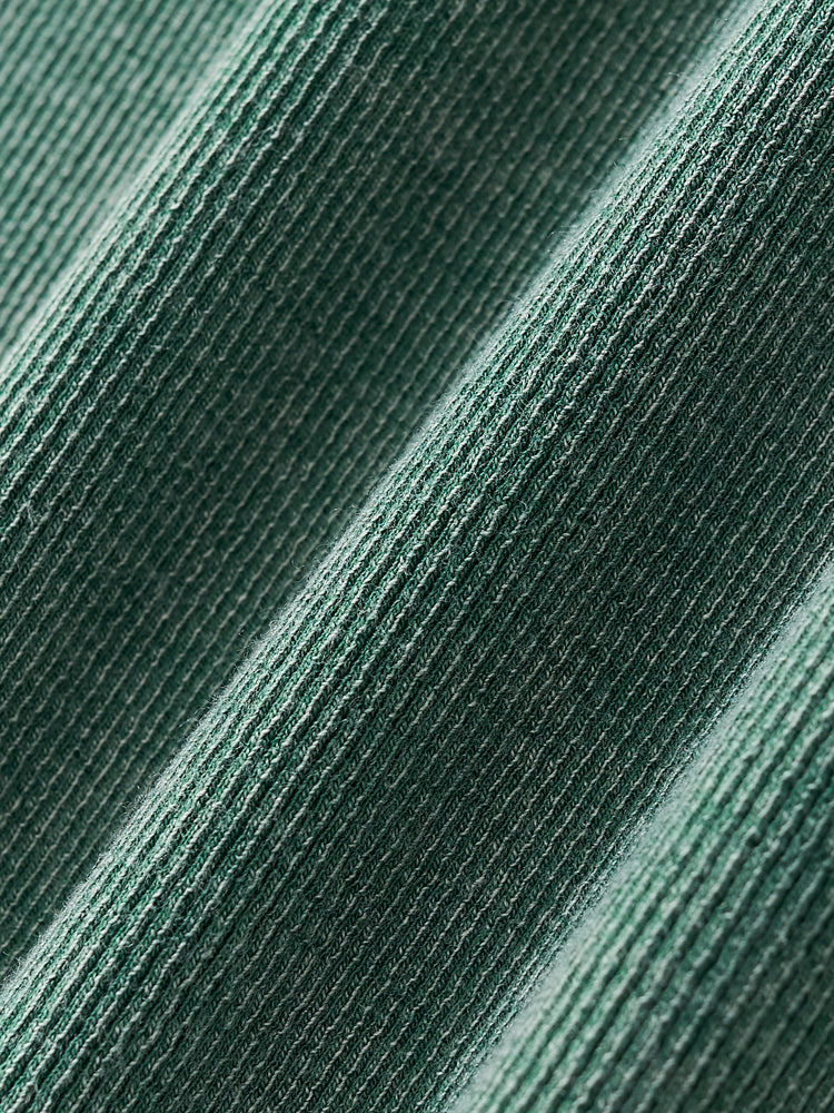 Close-up of green textured fabric