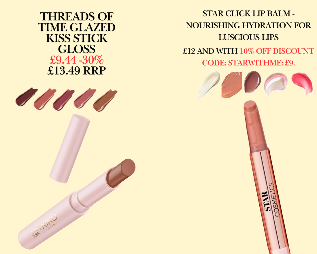 Is the Kiko Milano threads of time glazed kiss stock gloss the best lip gloss or the STAR CLICK LIP BALM