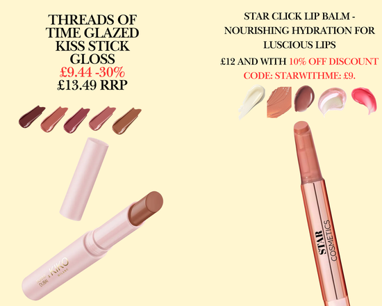 Is the Kiko Milano threads of time glazed kiss stock gloss the best lip gloss or the STAR CLICK LIP BALM
