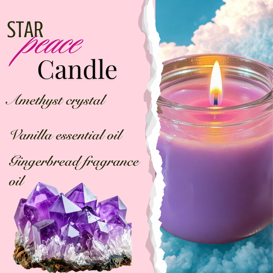 STAR ⭐ PEACE CANDLE - A STAR COSMETICS