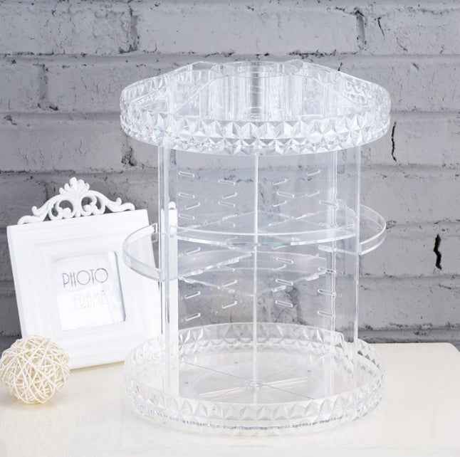 Diamond Wave Makeup Organizer for Effortless Beauty Storage