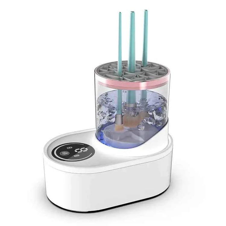 Electric Makeup Brush Cleaner and Dryer - USB Powered with Auto Drying for Effortless Cleaning