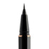 Black eyeliner pen with rose gold accents on a white background