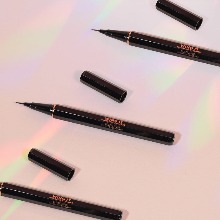 Black eyeliner pens with &