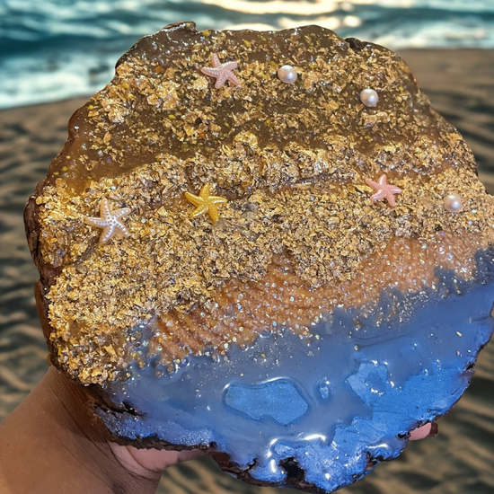 Ocean Tide Resin Art