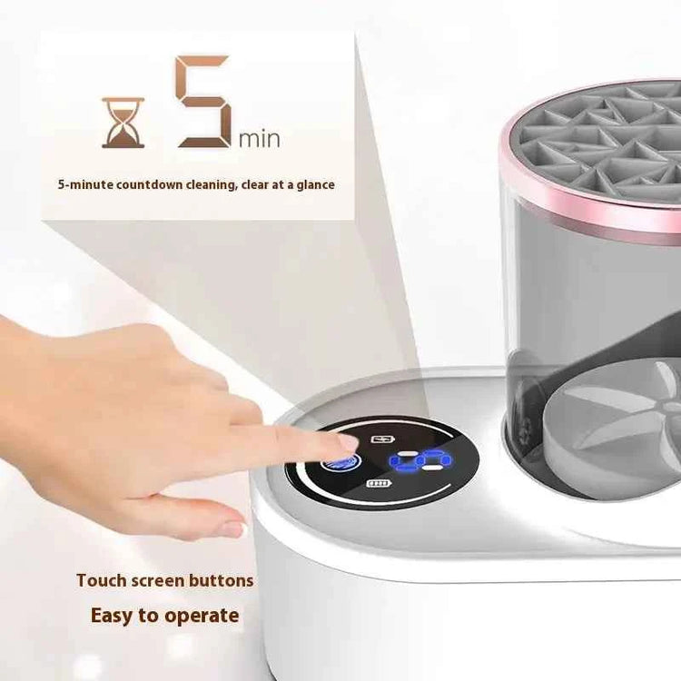 Electric Makeup Brush Cleaner and Dryer - USB Powered with Auto Drying for Effortless Cleaning