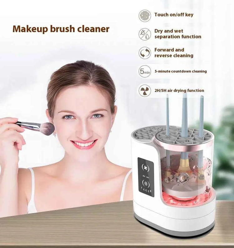 Electric Makeup Brush Cleaner and Dryer - USB Powered with Auto Drying for Effortless Cleaning