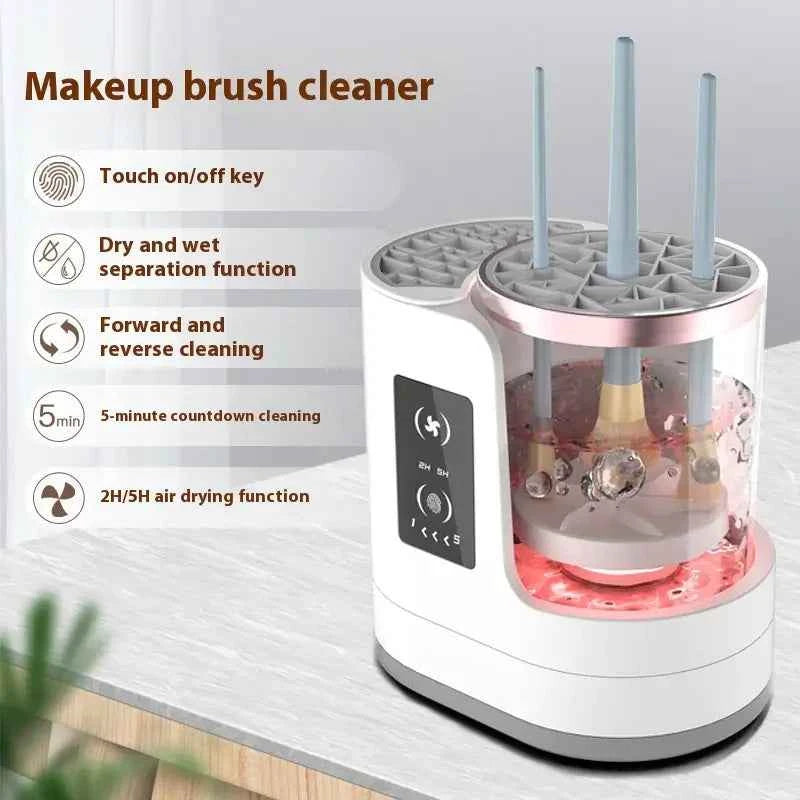 Electric Makeup Brush Cleaner and Dryer - USB Powered with Auto Drying for Effortless Cleaning