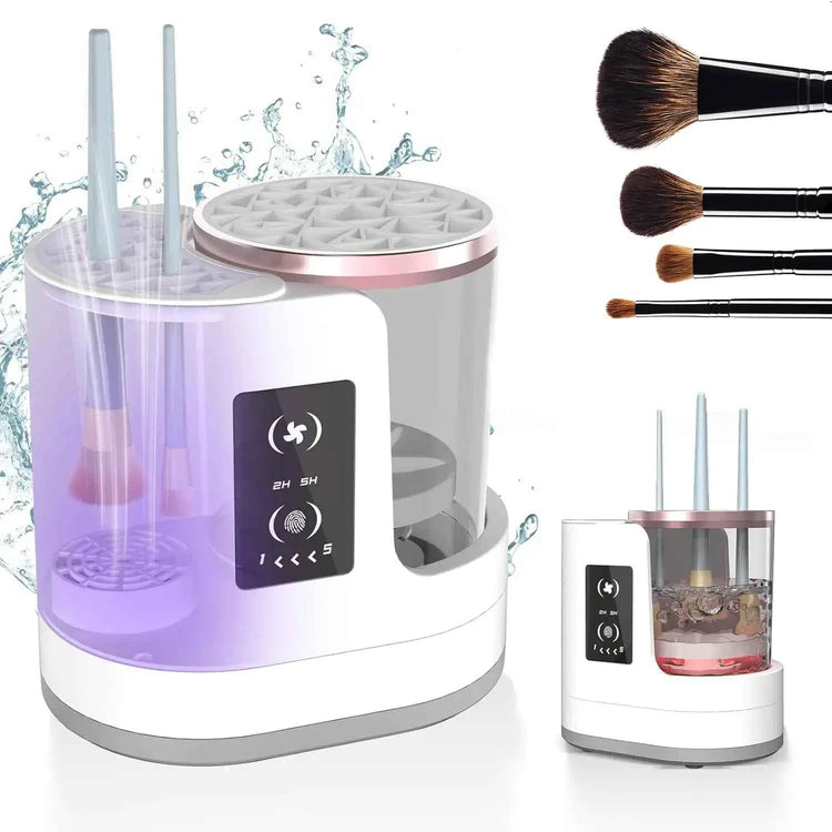 Electric Makeup Brush Cleaner and Dryer - USB Powered with Auto Drying for Effortless Cleaning