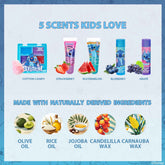 Disney Stitch Beauty Mini Train Case Set by Townley Girl | Kids Lip Gloss & Balm