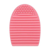 Premium Silicone Makeup Brush Cleaner - Pink/Purple Egg Sponge